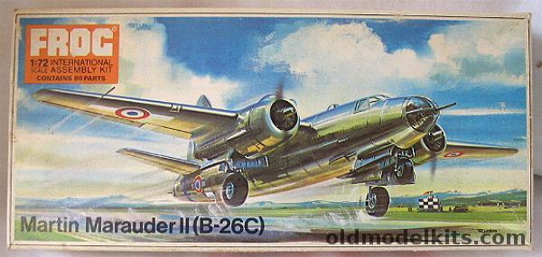 Frog 1/72 Martin Marauder II (B-26C) - USAF / France / South Africa, F338 plastic model kit